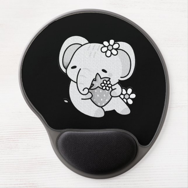 Simple Custom Business logo template Gel Mouse Pad (Front)