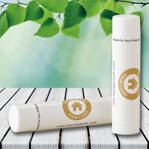 Simple Custom Business Logo Website Promotional Lip Balm