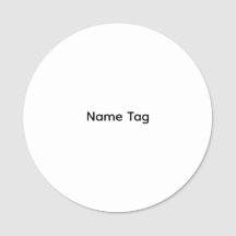 Simple Custom | Classic Name Tag