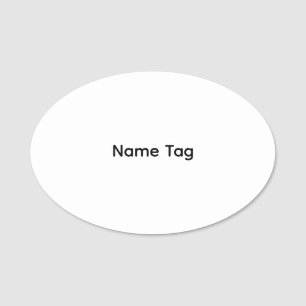 Simple Custom Classic Name Tag