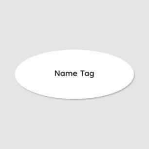 Simple Custom Classic Name Tag
