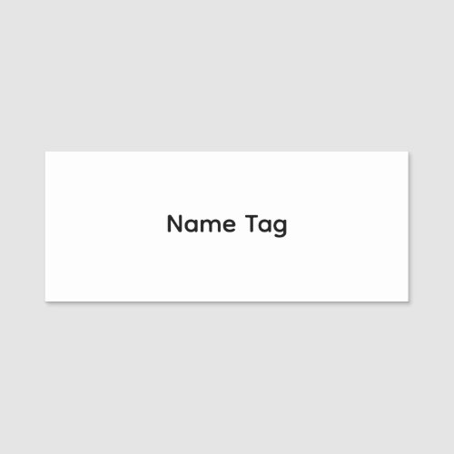 Simple Custom | Classic Name Tag
