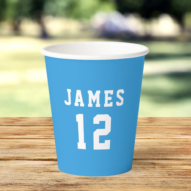 Simple Custom Color Varsity Paper Cups (Creator Uploaded)