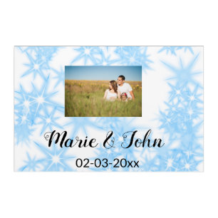 simple custom colorful blue sparkle glitter throw acrylic print