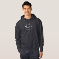 Simple Custom company business logo in white on