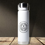 Simple Custom Company Business Logo Website Text  Water Bottle<br><div class="desc">Are you looking for promotional items for your business? Check out this Simple Custom Company Business Logo Website Text Water Bottle. You can add your own logo and text very easily. Or even change the colors and layout in the design tool. Happy Branding!</div>