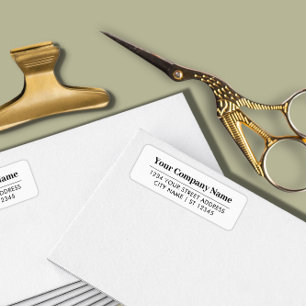 Simple Custom Company Business Return Address Label