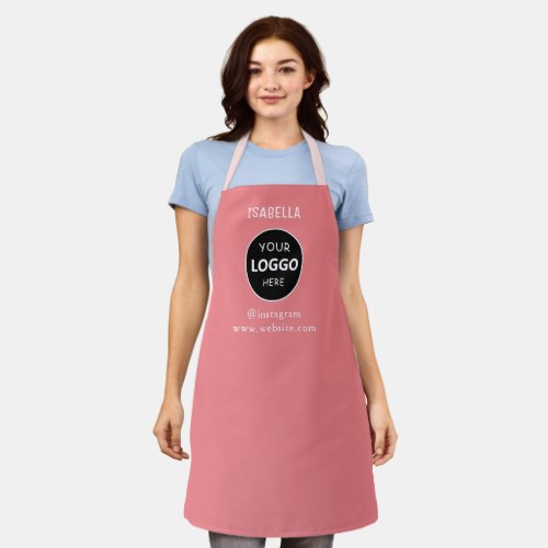 Simple Custom Company Logo personalized  Apron