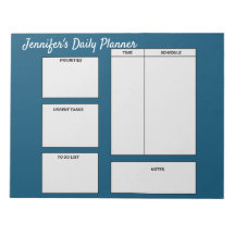 simple custom daily planner goals to do list quote