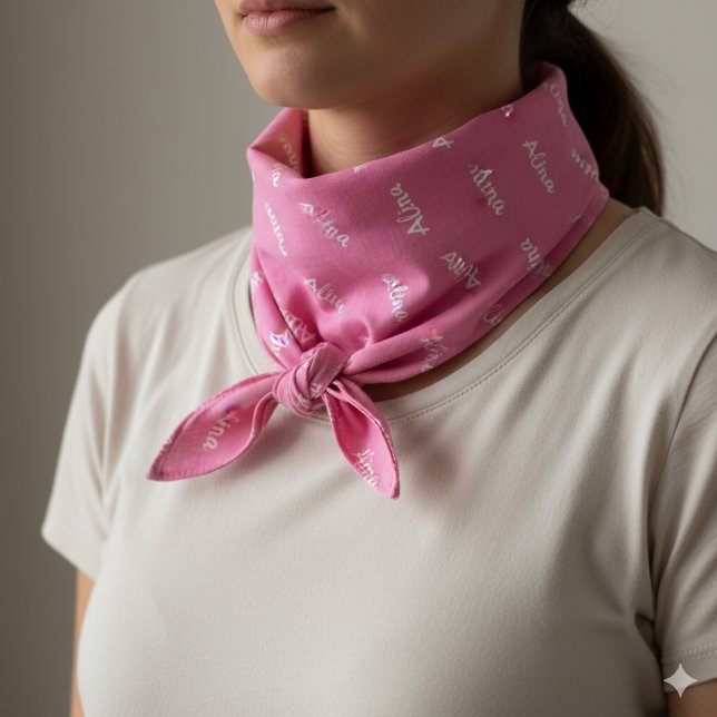 Simple Custom Design Name Personalized Bandana (Creator Uploaded)