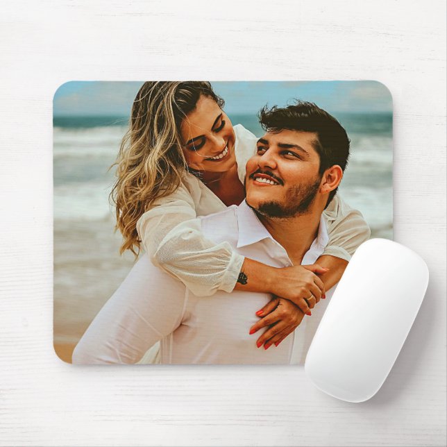 Simple Custom Design Photo Personalized Mouse Pad (With Mouse)
