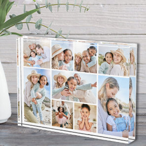 Simple Custom Family Photo Collage Block