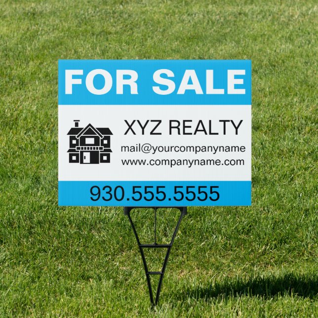 Simple Custom For Sale Real Estate Selling Sign (Insitu)