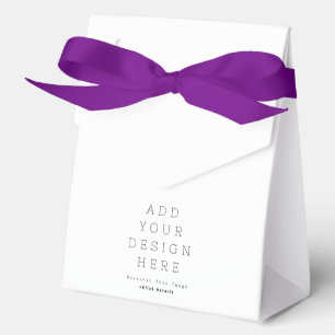 Simple Custom Large Tent Favor Box