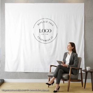 Simple Custom Logo backdrop Company branding
