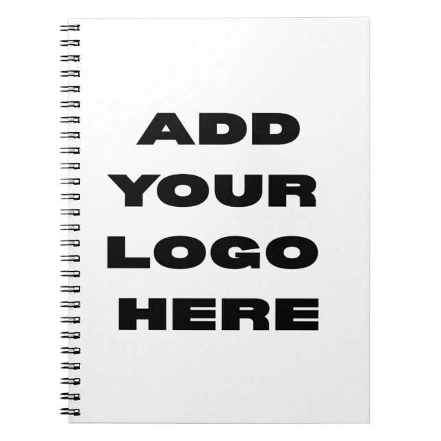 Simple Custom Logo  Notebook (Front)