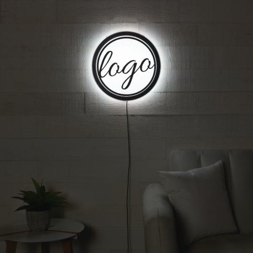 Simple Custom Logo Office Business LED Sign