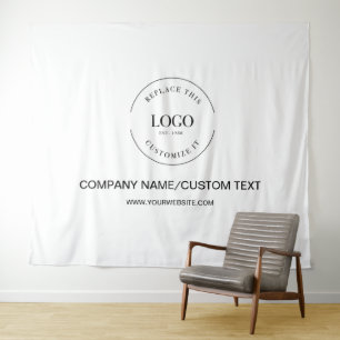 Simple Custom Logo text website backdrop Company