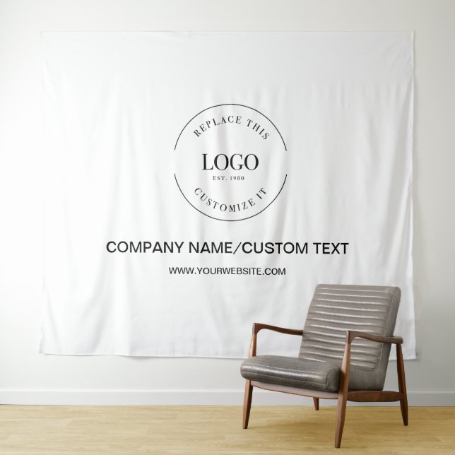 Simple Custom Logo text website backdrop Company (In Situ (Horizontal))