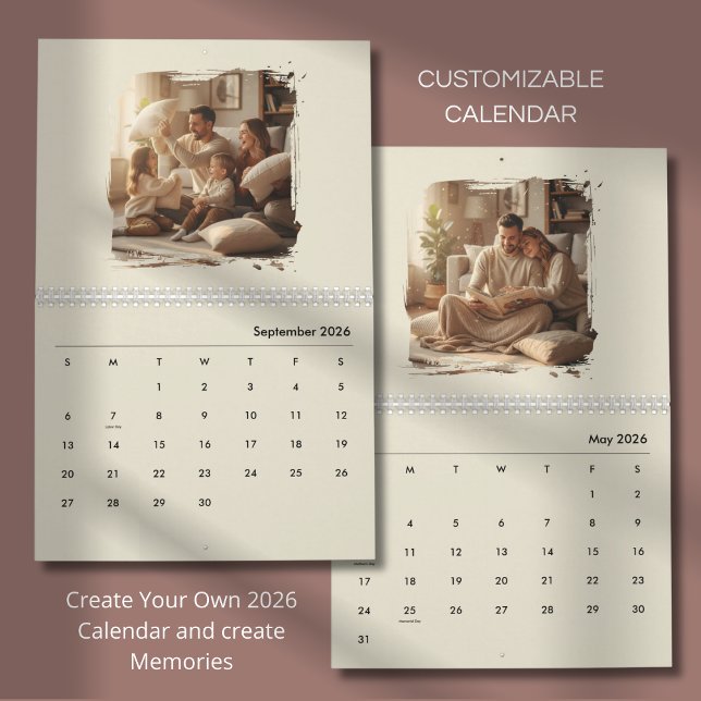 Simple Custom Modern Design Photo Calendar (Creator Uploaded)