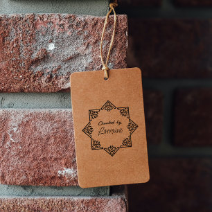 Simple Custom Name Logo Rubber Stamp