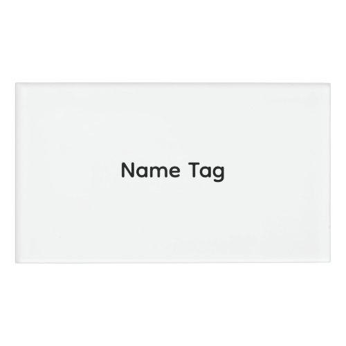 Simple Custom | Name Tag