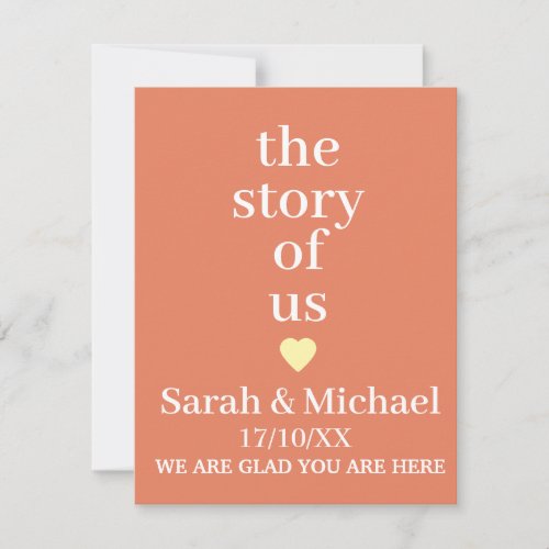 SIMPLE CUSTOM NAME & TEXT MODERN WEDDING THANK YOU CARD