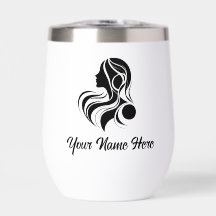 Simple Custom Personalize Logo Water Bottle