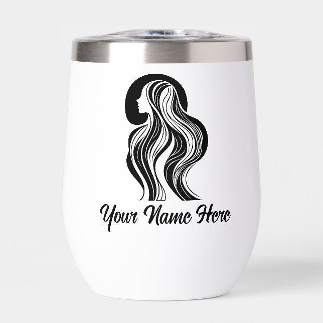 Simple Custom Personalize Logo Water Bottle  (Front)