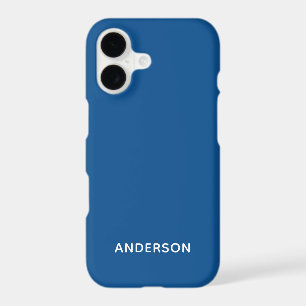 Simple Custom Personalized Cosmic Orange iPhone 17 Case