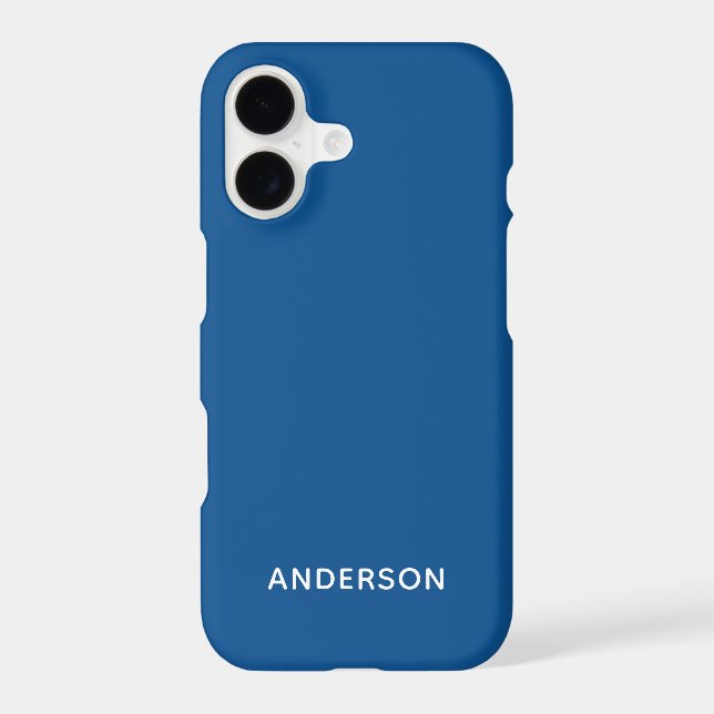 Simple Custom Personalized Cosmic Orange Case-Mate iPhone Case (Back)