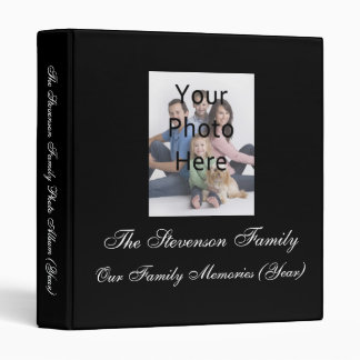 Simple Custom Personalized Photo Album Binder
