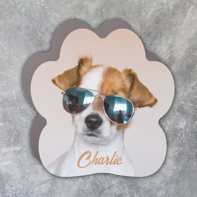 Simple Custom Pet Dog Photo  Car Magnet (Simple Custom Pet Dog Photo Car Magnet)