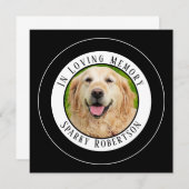 Simple Custom Pet Memorial (Front/Back)