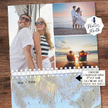 Simple Custom Photo Collage 4 Per Month Calendar<br><div class="desc">Create your own custom personalized photo collage calendar with 4 photos per month (40 total pictures) utilizing this simple, easy-to-upload photo collage template including a full-bleed photo behind the calendar grid page. Ideal to feature favorite pictures of family, kids, friends, couple, vacation or travel pictures or showcase your photography to...</div>