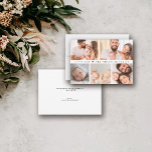 Simple Custom Photo Collage Baby Shower Thank You Card<br><div class="desc">Express your gratitude with our "Baby Shower Photo Collage Simple Heart Thank You Card". This charming card features a sweet, simple design and a customizable photo collage, perfect for showcasing memories from your special day. Personalize the message on the back to add a heartfelt touch, making these thank you cards...</div>