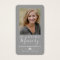 Simple Custom Photo Holy Cross Memorial Cards