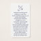 Simple Custom Photo Holy Dove Memorial Cards