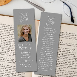 Simple Custom Photo Memorial Bookmarks