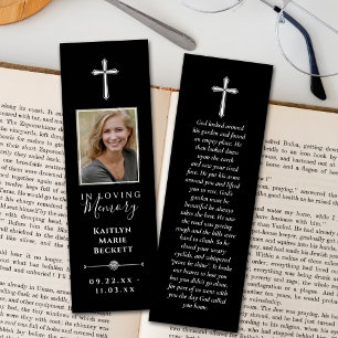 Simple Custom Photo Memorial Bookmarks