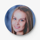 Simple Custom Photo Personalized Paper Plate