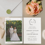 Simple Custom Photo Wedding  Invitation<br><div class="desc">Elegant Wedding Invitations for Your Special Day!</div>