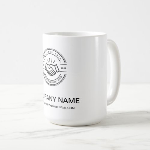  Simple Custom Promotional Business Logo  Coffee Mug