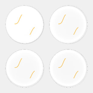 Simple custom QR code add you name logo Classic Ro Coaster Set