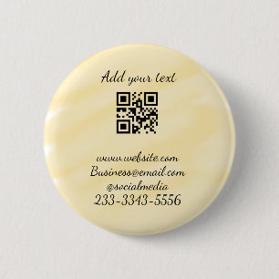 simple custom QR code add your name text Classic Button