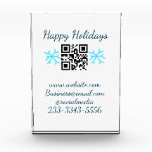 simple custom QR code add your name text  Classic