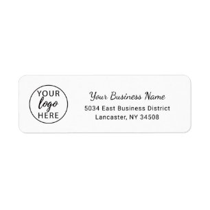 Simple Custom Returns Address Label