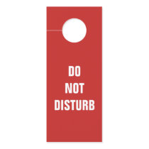 Simple custom text double-side door hanger Simple custom text double-side door hanger