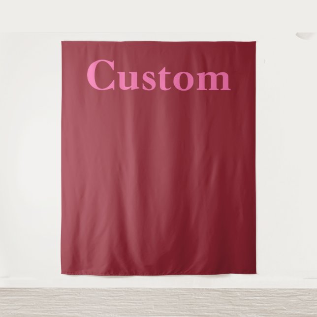 Simple Custom Text Tapestry (Front)