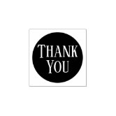Promotional Professional Company Logo Thank You Rubber Stamp | Zazzle